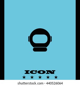 Astronaut helmet icon.