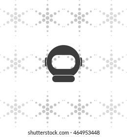 Astronaut helmet icon.