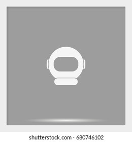 Astronaut helmet icon.