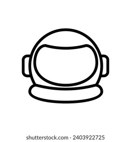 Astronaut Helmet icon design template