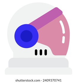 Astronaut Helmet icon illustration for web, app, infographic, etc