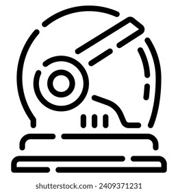 Astronaut Helmet icon illustration for web, app, infographic, etc