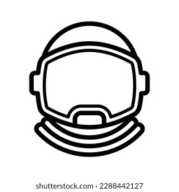 Astronaut helmet icon vector design trendy