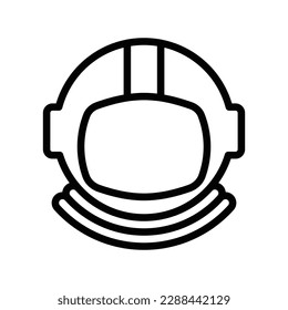 Astronaut helmet icon vector design trendy