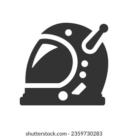 Astronaut helmet Icon, Vector Graphics