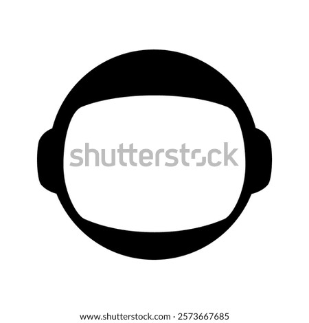Astronaut helmet icon. Vector image