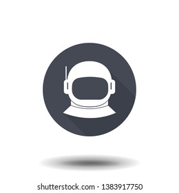 Astronaut helmet icon vector. Modern simple icon style for graphic and web design, logo. EPS10