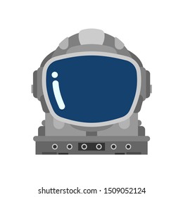 Astronaut helmet isolated. spaceman helmet. vector illustration
