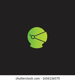 astronaut helmet logo icon design with simple style