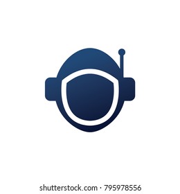 Astronaut helmet logo/icon/illustration vector design