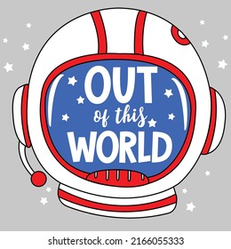 ASTRONAUT HELMET IS OUT OF THIS WORLD
