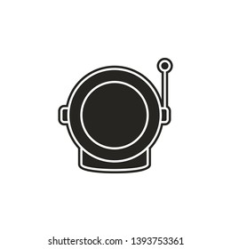 astronaut, helmet, space icon. Simple glyph, flat vector of Space icons for UI and UX, website or mobile application