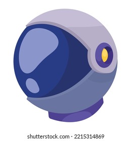 astronaut helmet space outer icon