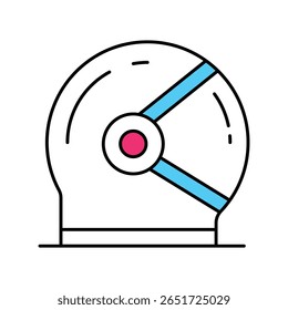 Astronaut Helmet Vector Filled outline illustration style icon. EPS 10 file