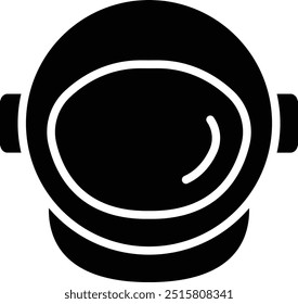 Astronaut helmet Vector Icon Design Illustration