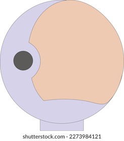 astronaut helmet vector space white and orange