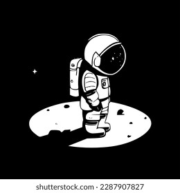Astronaut - High Quality Vector Logo - Vector illustration ideal for T-shirt graphic