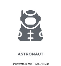 Astronaut icon. Astronaut design concept from Astronomy collection. Simple element vector illustration on white background.