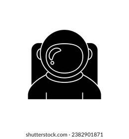 Astronaut icon design. isolated on white background. vector illustration