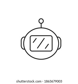 astronaut icon element of space icon for mobile concept and web apps. Thin line astronaut icon can be used for web and mobile. Premium icon on white background