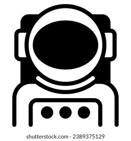 Astronaut icon illustration for UIUX, infographic, etc