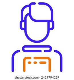 Astronaut icon illustration for web, app, infographic, etc
