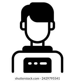 Astronaut icon illustration for web, app, infographic, etc