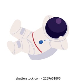 astronaut icon isolated white background