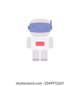 astronaut icon line style vector