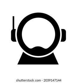 astronaut icon or logo isolated sign symbol vector illustration - high quality black style vector icons
