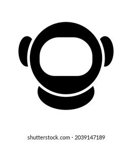 astronaut icon or logo isolated sign symbol vector illustration - high quality black style vector icons

