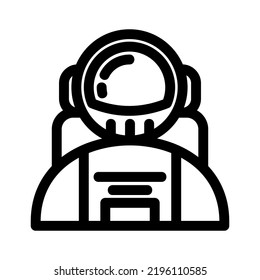 astronaut icon or logo isolated sign symbol vector illustration - high quality black style vector icons

