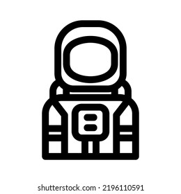 astronaut icon or logo isolated sign symbol vector illustration - high quality black style vector icons
