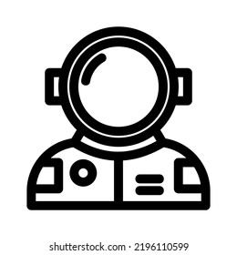 astronaut icon or logo isolated sign symbol vector illustration - high quality black style vector icons
