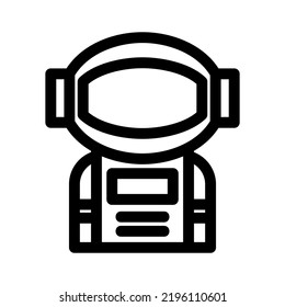 astronaut icon or logo isolated sign symbol vector illustration - high quality black style vector icons
