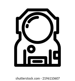 astronaut icon or logo isolated sign symbol vector illustration - high quality black style vector icons
