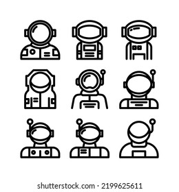 astronaut icon or logo isolated sign symbol vector illustration - Collection of high quality black style vector icons
