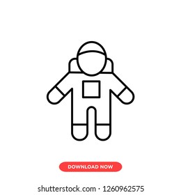 Astronaut icon modern vector style