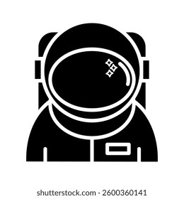 Astronaut icon on white background
