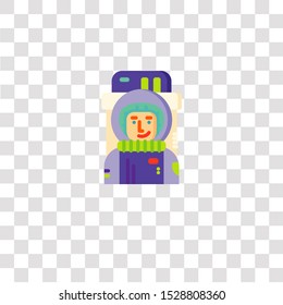 astronaut icon sign and symbol. astronaut color icon for website design and mobile app development. Simple Element from space collection for mobile concept and web apps icon.
