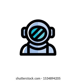 Astronaut Icon , Spaceman Logo, Space Symbol .