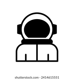 astronaut icon symbol vector template