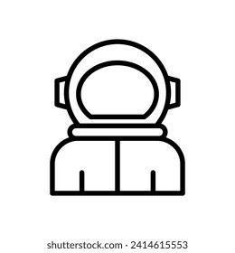 astronaut icon symbol vector template