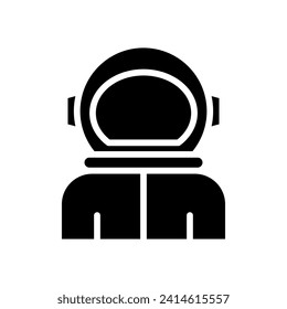 astronaut icon symbol vector template