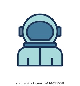 astronaut icon symbol vector template