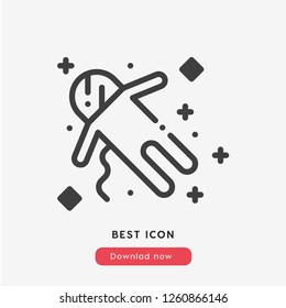 astronaut icon vector