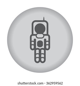 Astronaut icon. Vector eps 10.