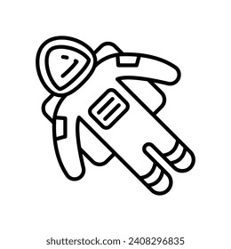 Astronaut icon in vector. Illustration