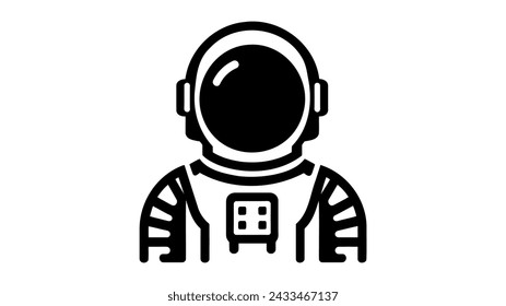Astronaut Icon. vector illustration on white background