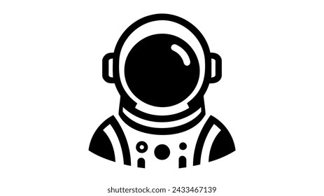 Astronaut Icon. vector illustration on white background